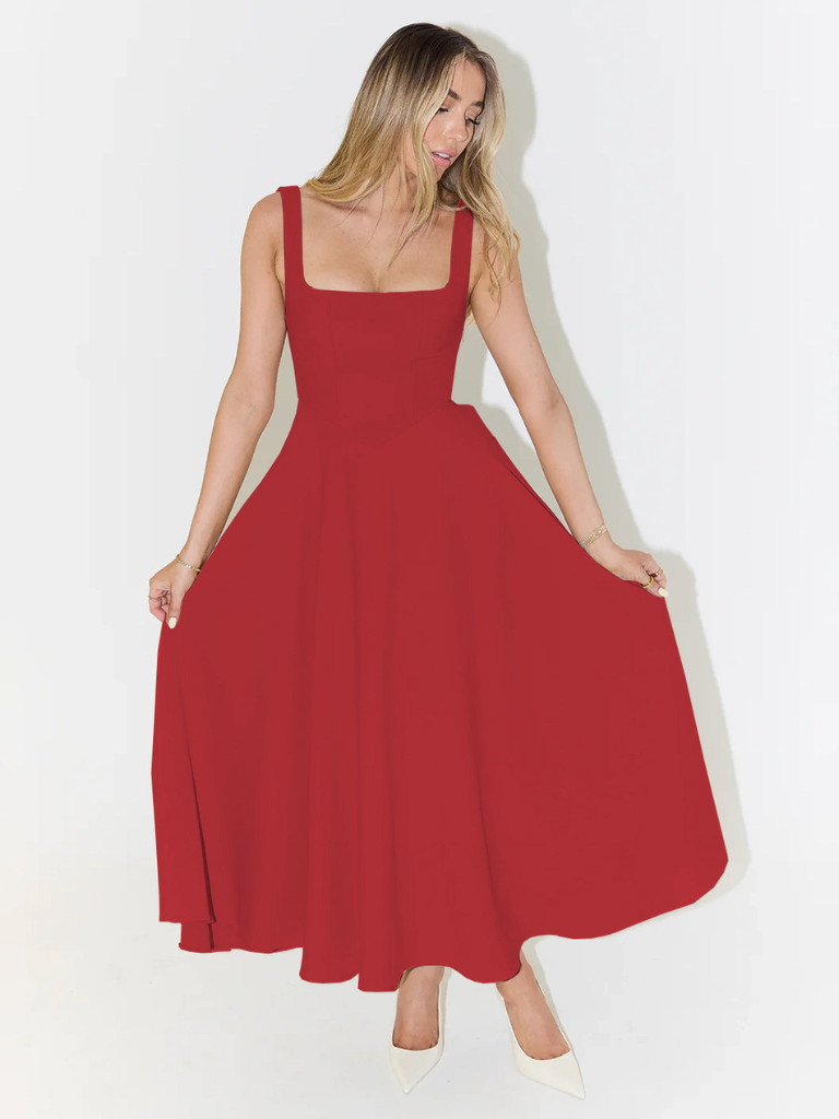 Graceful Scarlett Dress