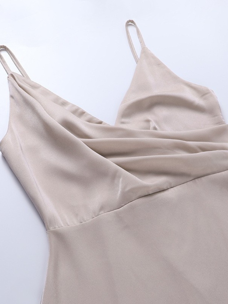 Helena | Soft Drape Silk Dress
