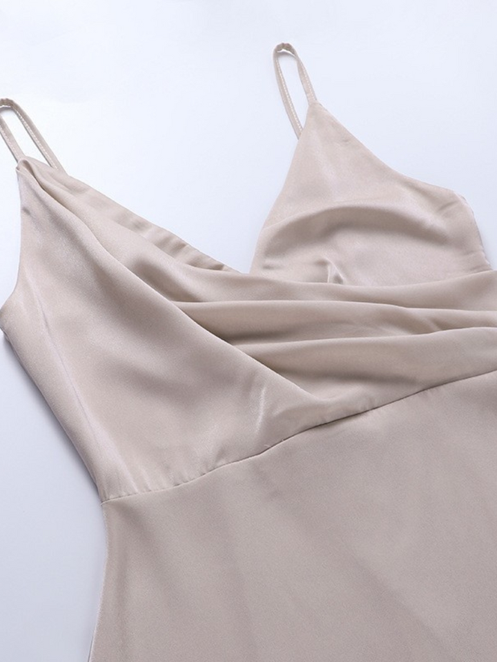 Helena | Soft Drape Silk Dress