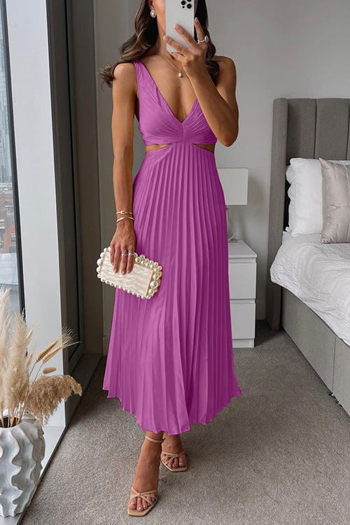Amelia | Soft Pleated Occasion Dress