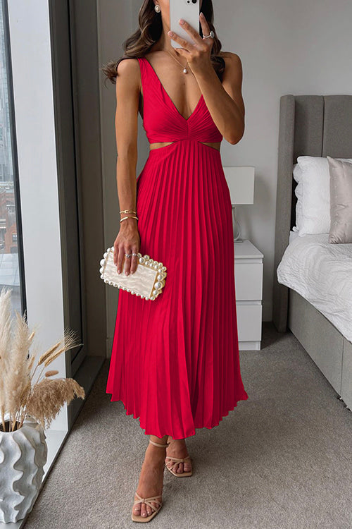 Amelia | Soft Pleated Occasion Dress
