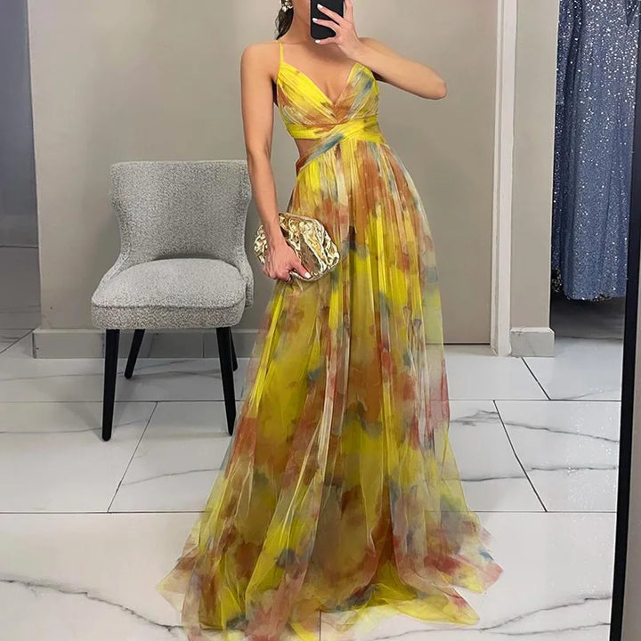 Sofia | Flowing Floral Maxi Dress