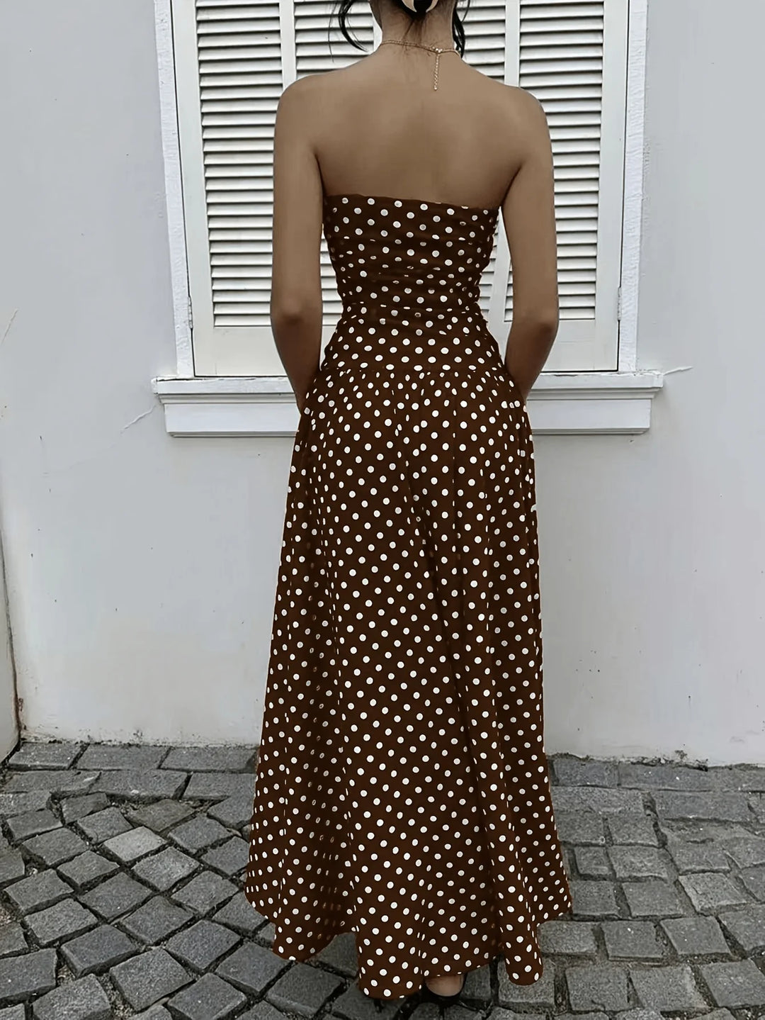 Colette | Polka Elegance Maxi Dress