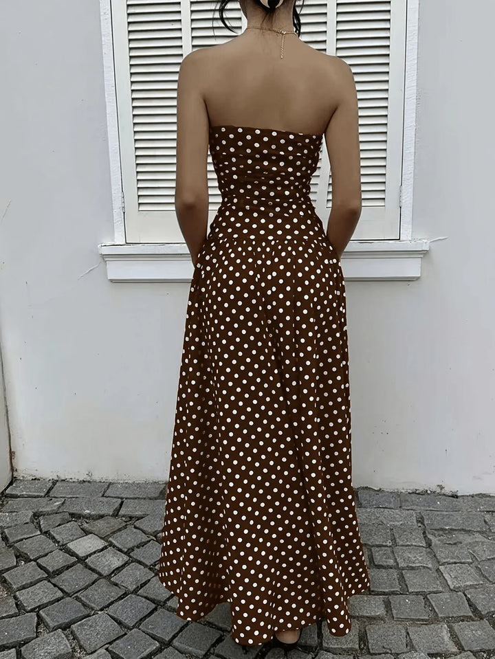 Colette | Polka Elegance Maxi Dress