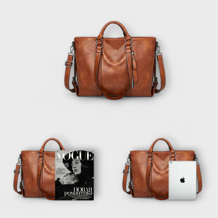Zephyra - Large Crafted Vegan Leather  Bag