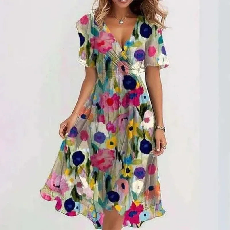 Elowen | Soft Wrap Flow Dress