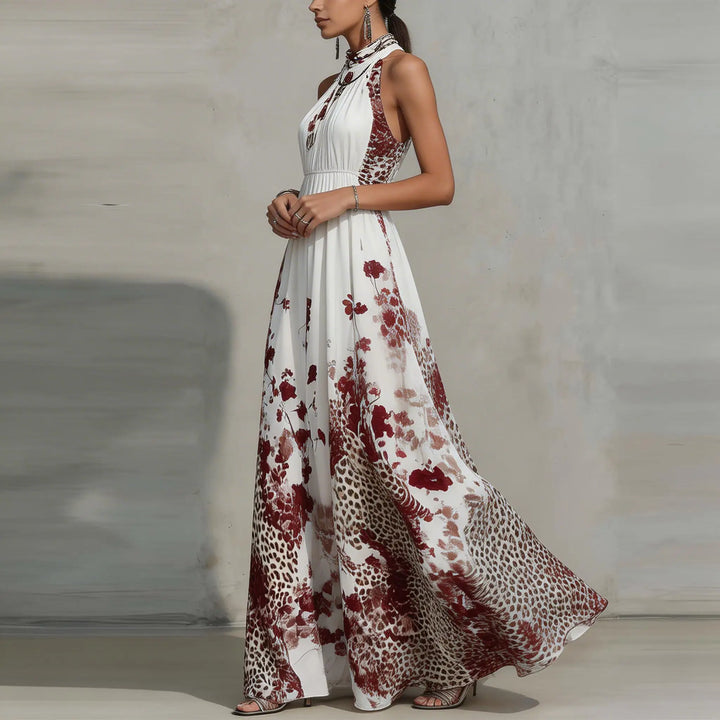 Aria | Blossom Halter Maxi Dress