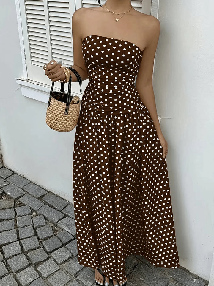 Colette | Polka Elegance Maxi Dress