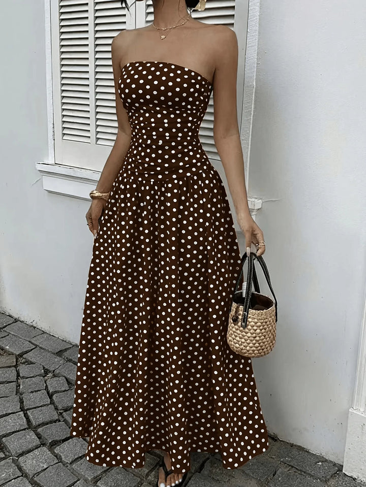 Colette | Polka Elegance Maxi Dress