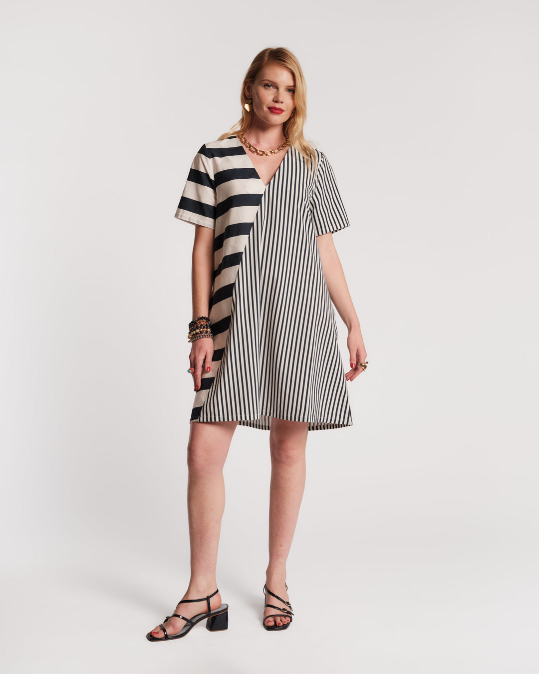 Marina Coastal Stripe Dress