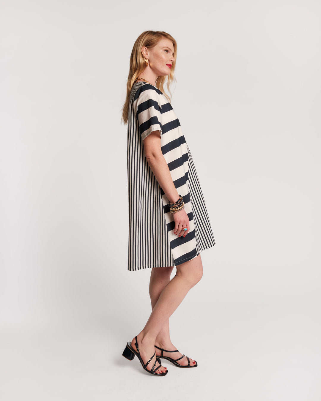 Marina Coastal Stripe Dress
