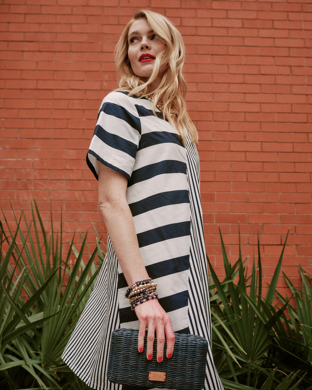 Marina Coastal Stripe Dress