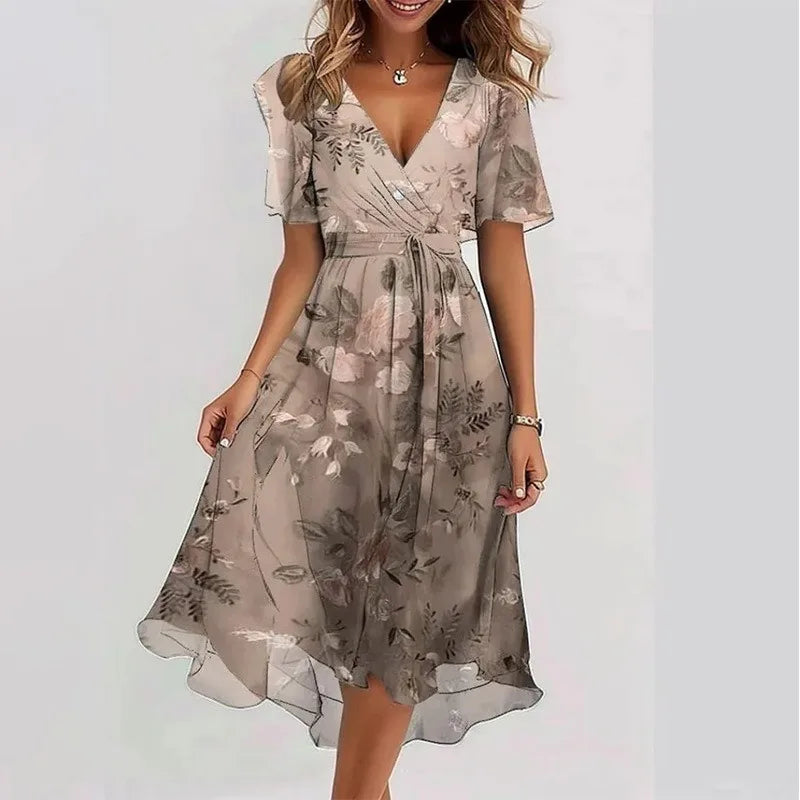 Elowen | Soft Wrap Flow Dress