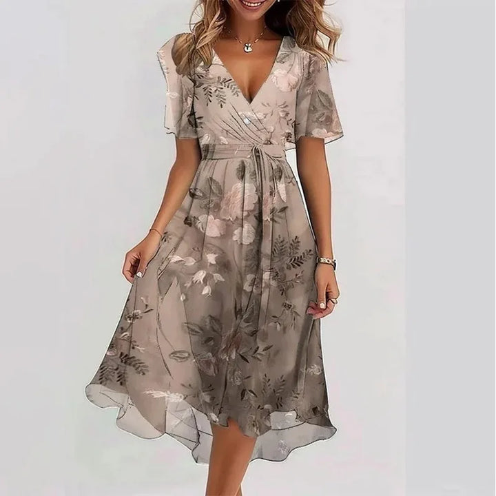 Elowen | Soft Wrap Flow Dress