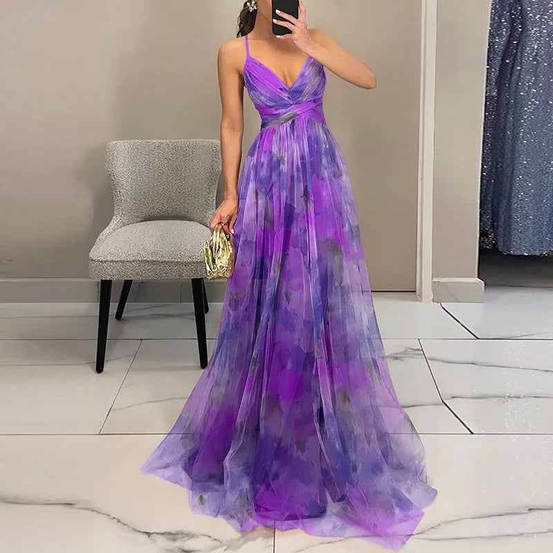 Sofia | Flowing Floral Maxi Dress