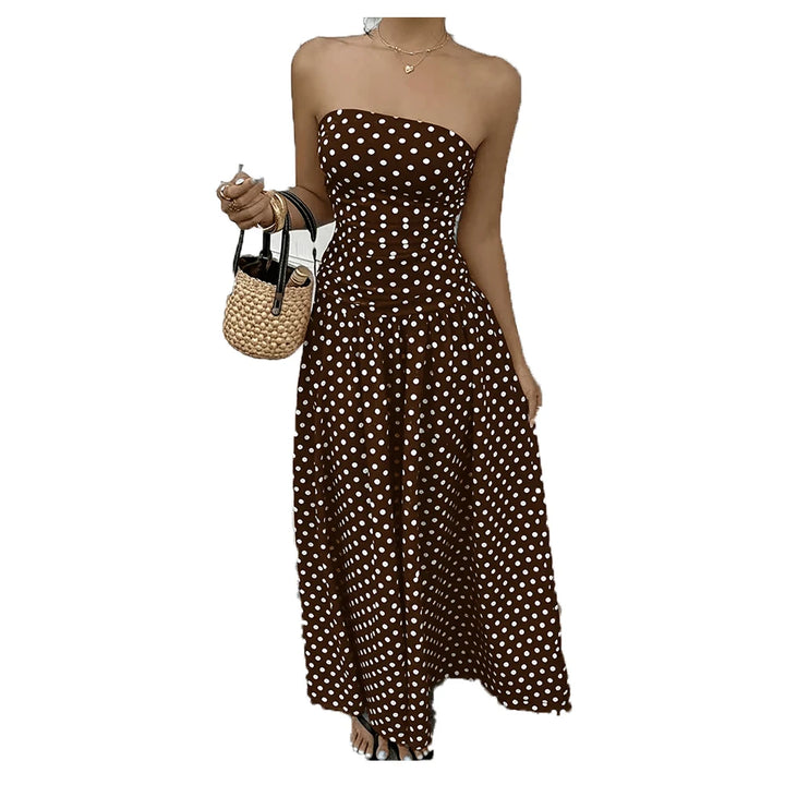 Colette | Polka Elegance Maxi Dress