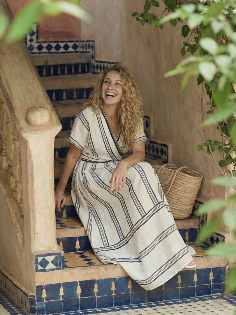 Santorini | Coastal Wrap Dress