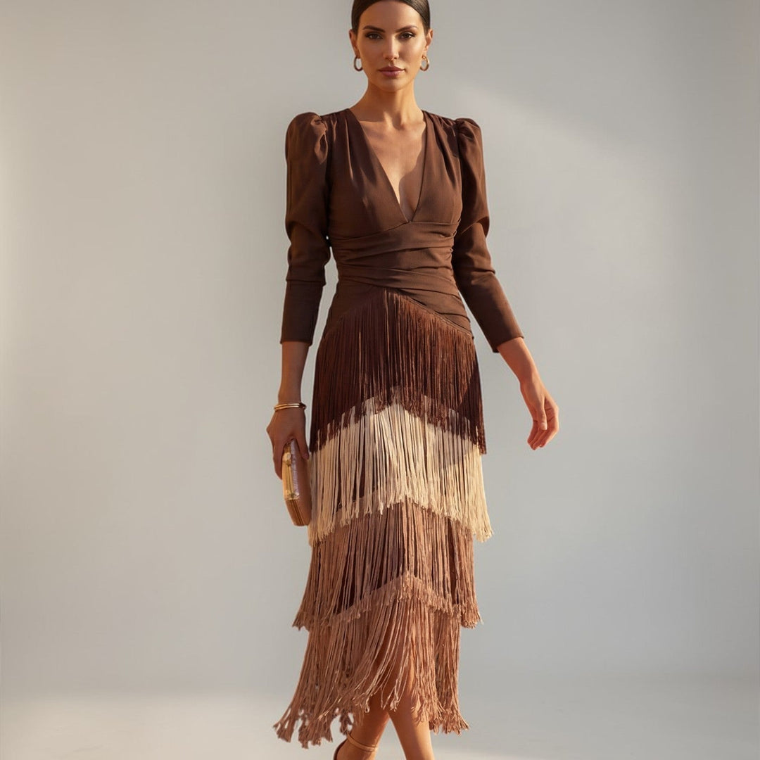 Fringe Dress by Sofia