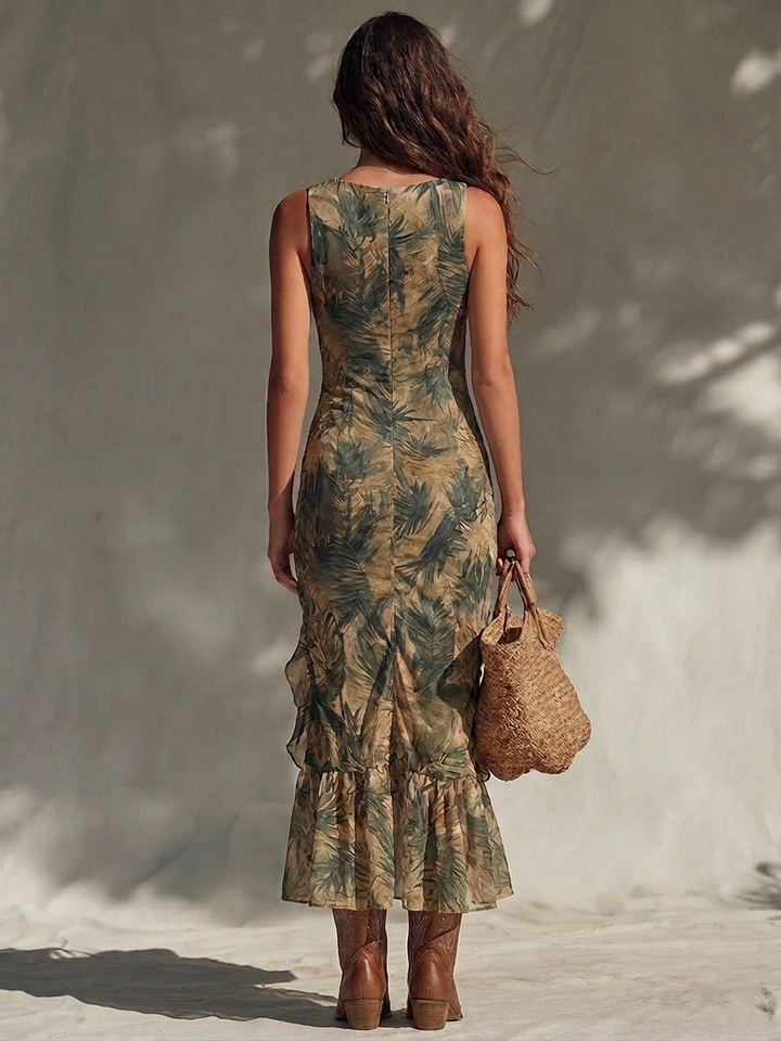 Helena | Botanical Flow Dress