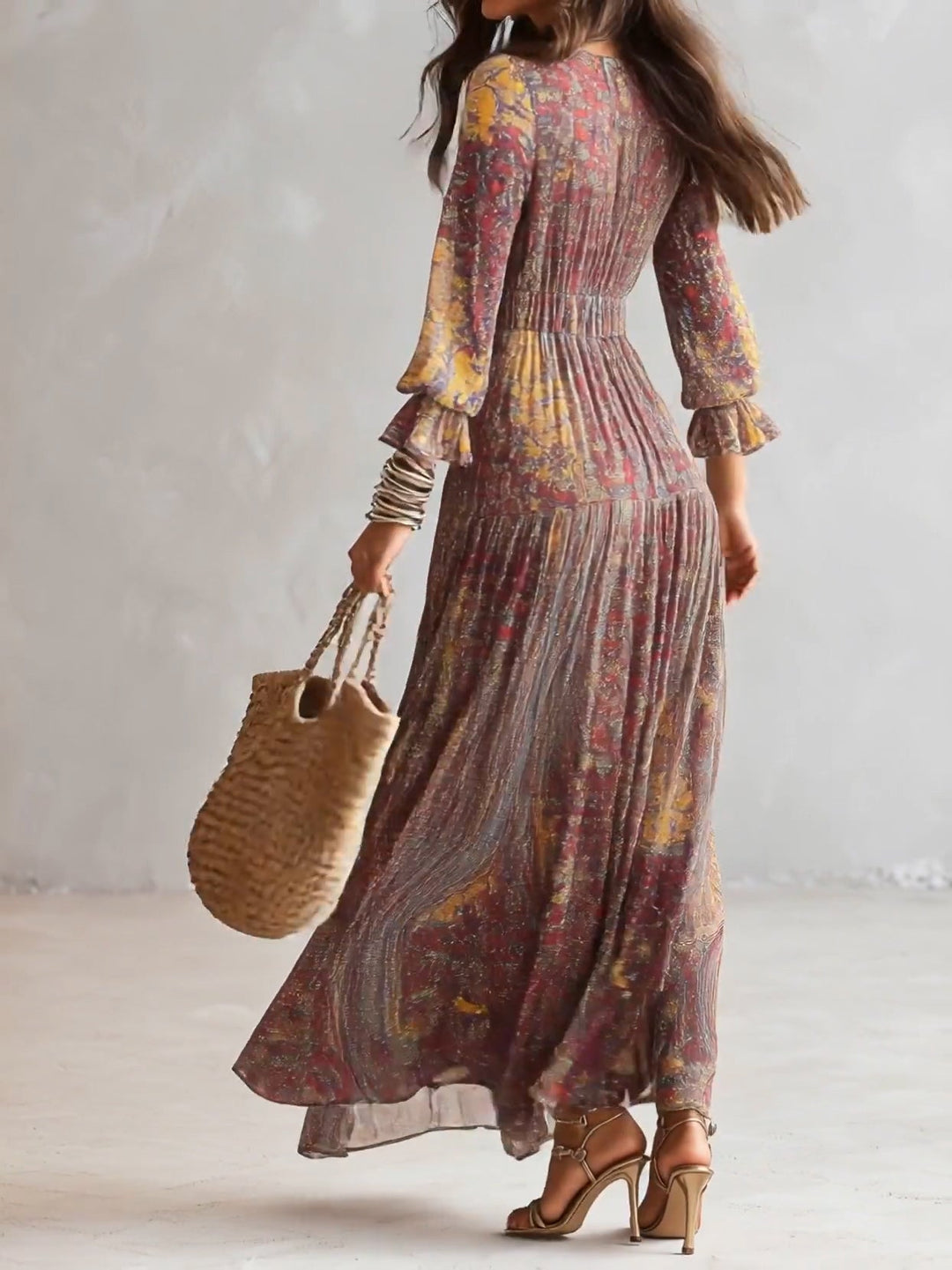 Florence | Paisley Maxi Dress