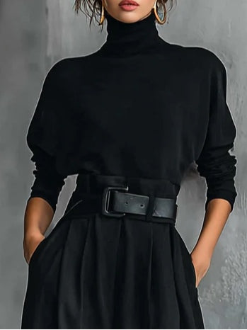 Niamh | Chic Turtleneck Pants Set