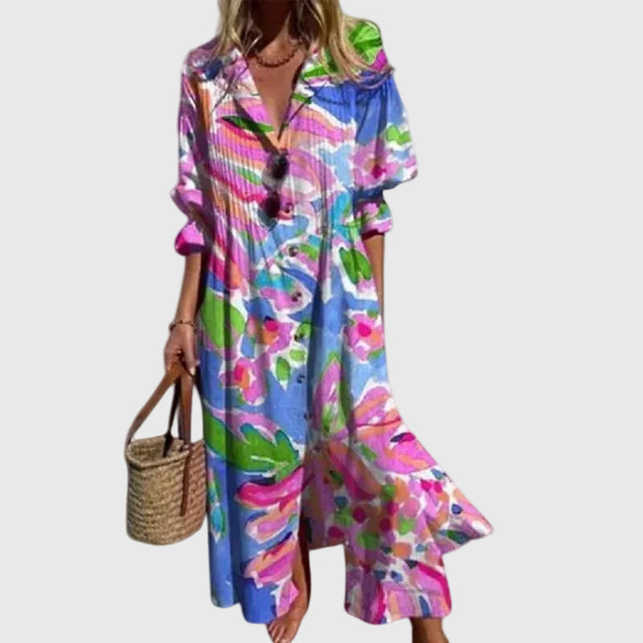 Marina | Relaxed Printed Maxi Dress