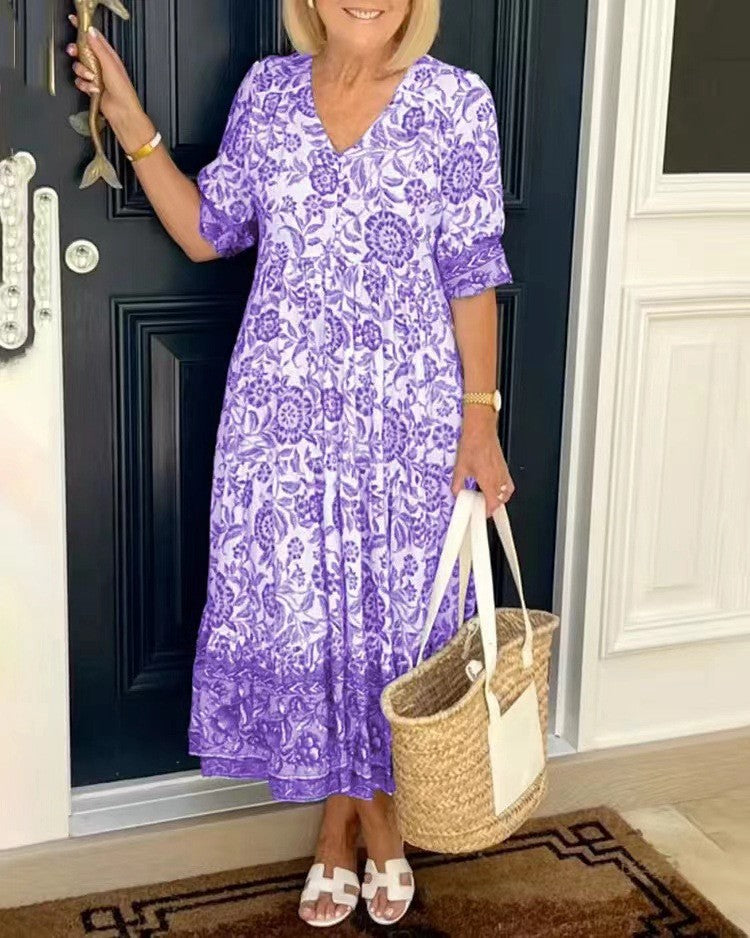 The Celira Coastal Midi Dress