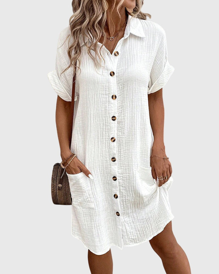 Linda | Button Summer Dress