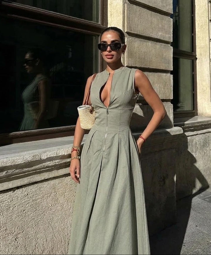 Livia | Sculpted Summer Maxi Dress