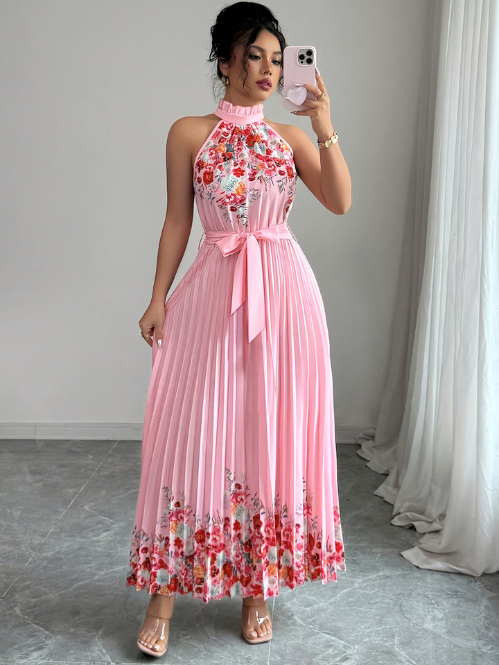 Elira | Flowing Waist Tie Elegance Dress
