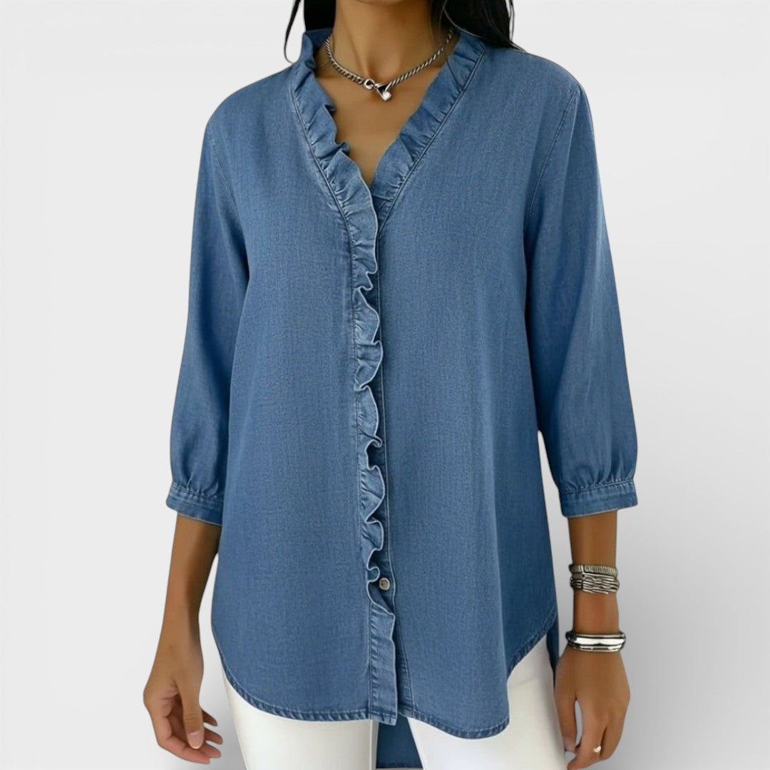 Heather | Chic Ruffled Blouse