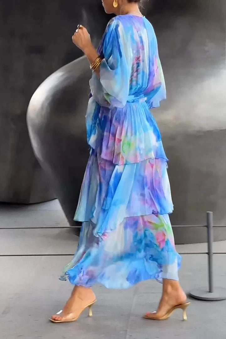 Elise | Flowing Layered Maxi Dress