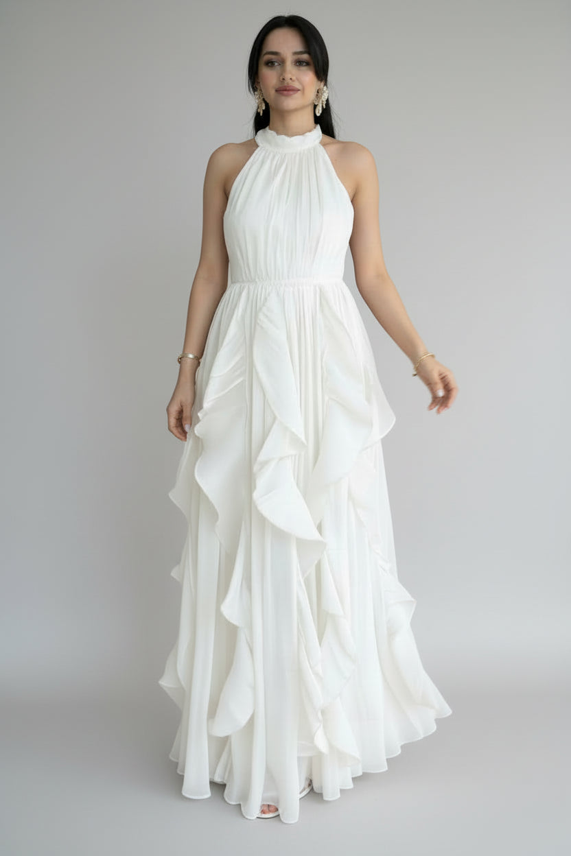 Arabella Ruffle Elegance Gown