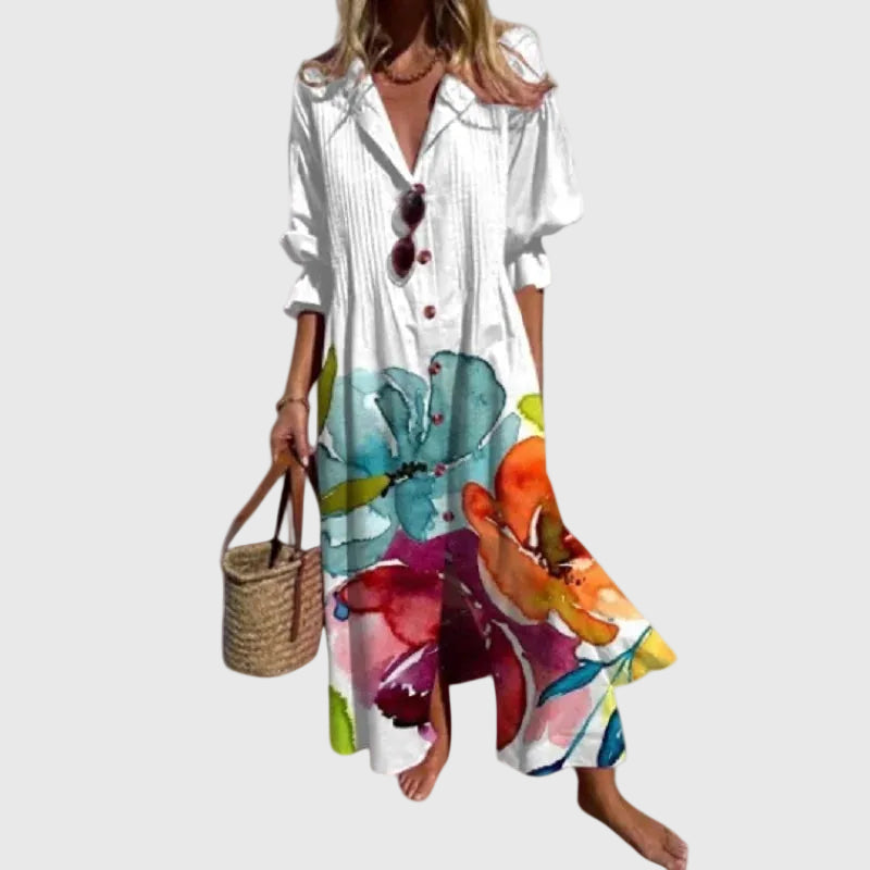 Marina | Relaxed Printed Maxi Dress