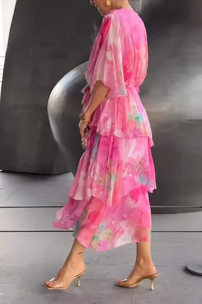 Elise | Flowing Layered Maxi Dress