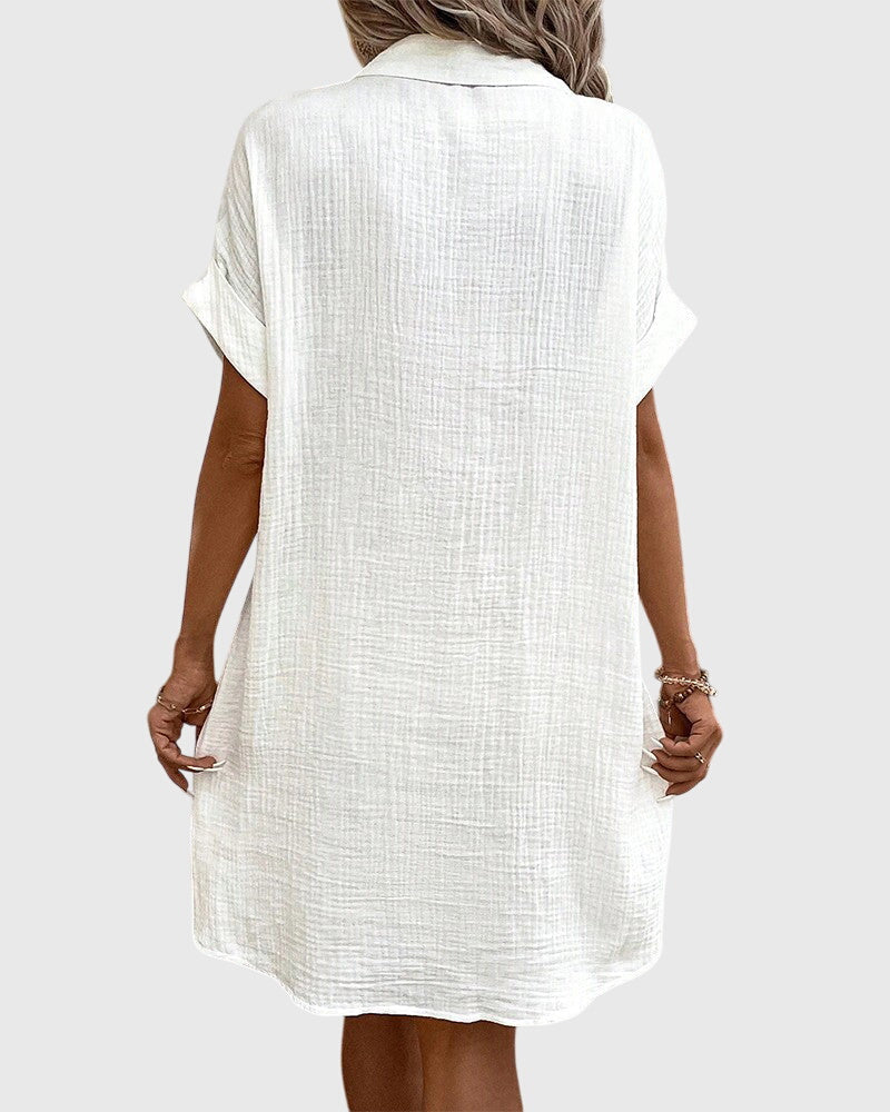 Linda | Button Summer Dress