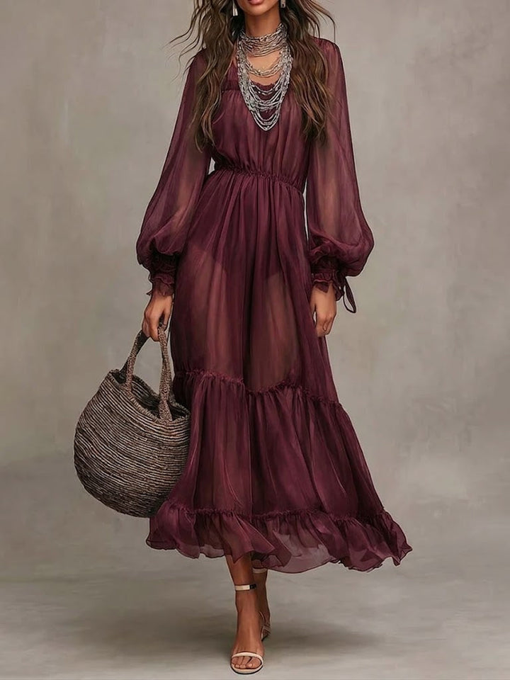 The Seraphine Sheer Elegance Dress