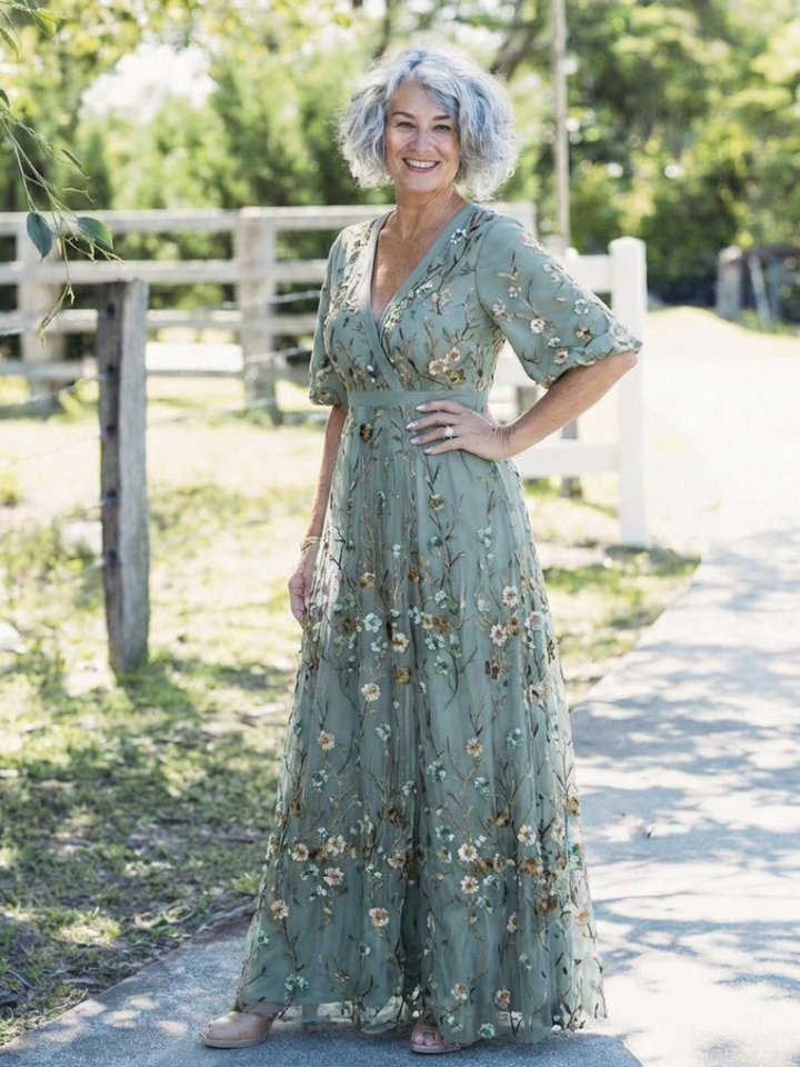 Sophia | Botanical Flow Dress