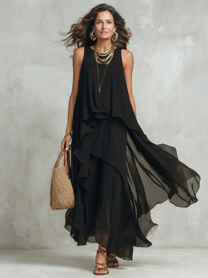 Margaret | Layered Flow Maxi Dress