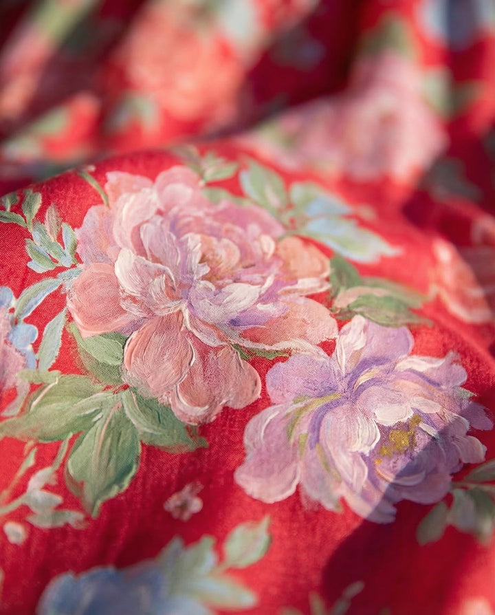 Minelda | Flowy Floral Dress