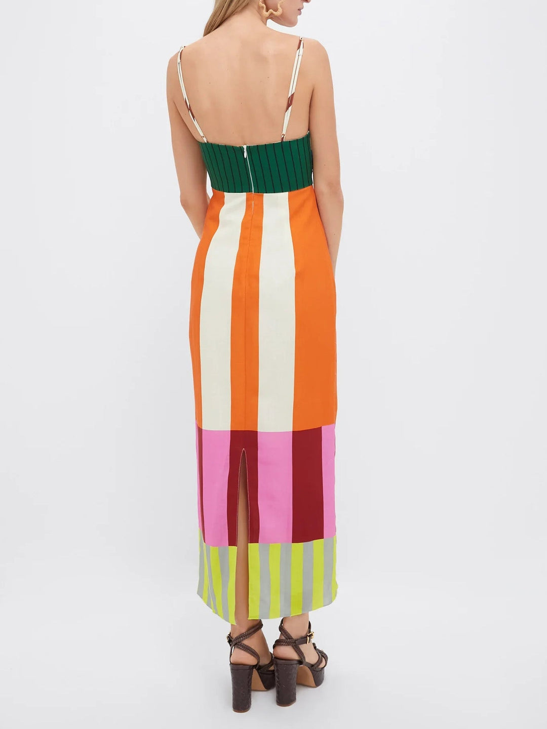 Louise | Soft Stripe Maxi Dress