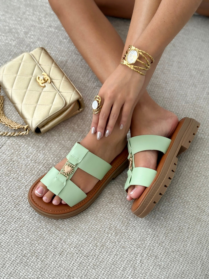 Mint Comfort Sandals