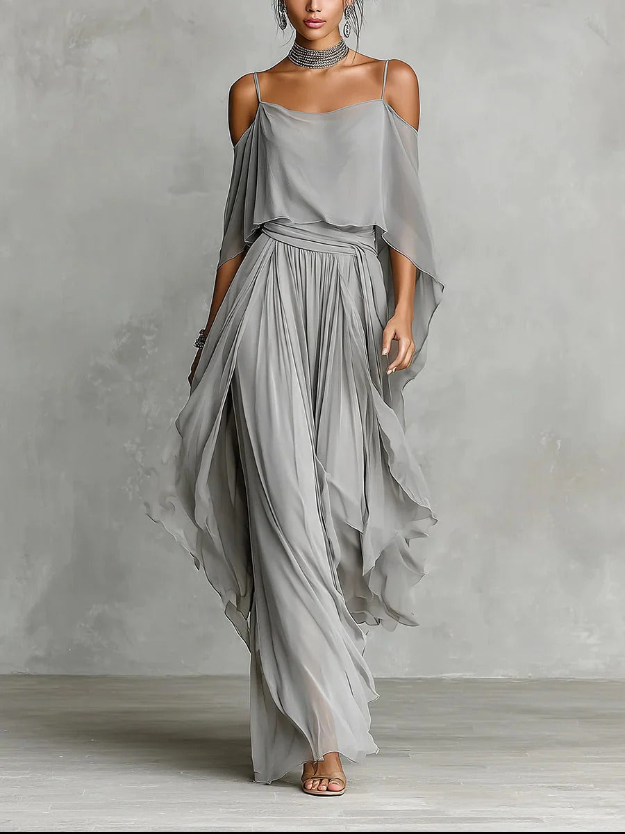 Selene | Soft Drape Flow Maxi Dress