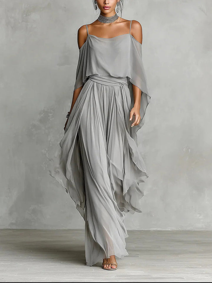 Selene | Soft Drape Flow Maxi Dress