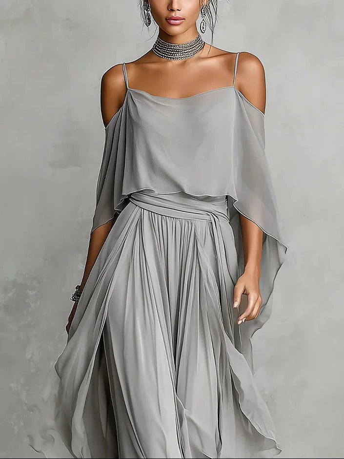Selene | Soft Drape Flow Maxi Dress