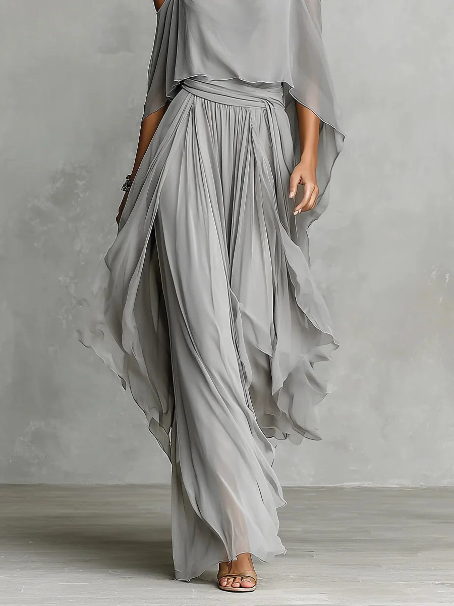 Selene | Soft Drape Flow Maxi Dress