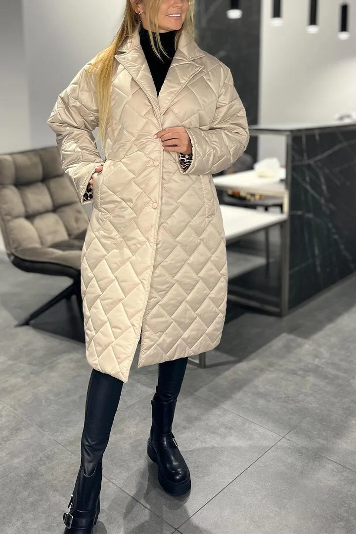Evelyn Quilted Comfort Coat