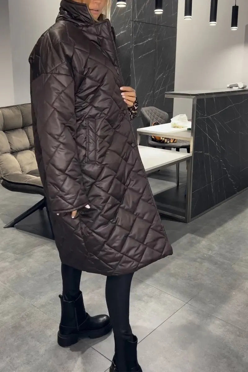 Evelyn Quilted Comfort Coat