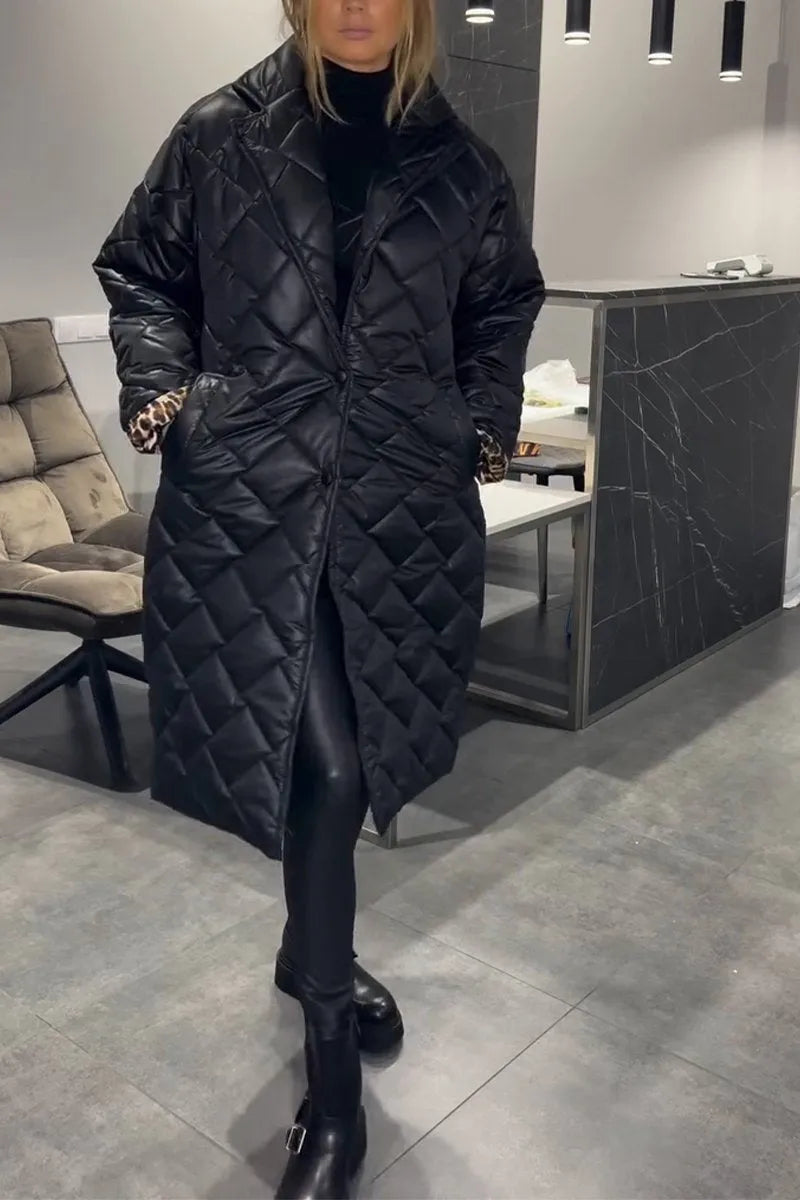 Evelyn Quilted Comfort Coat