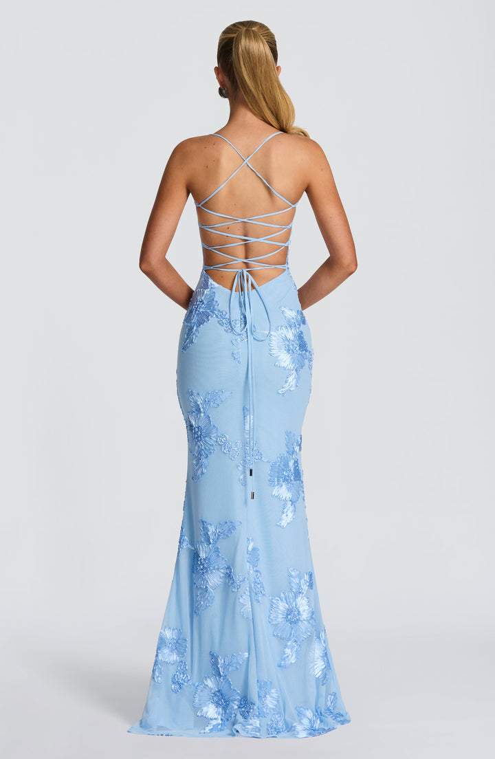 The Elara Sculpted Evening Dress